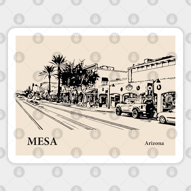 Mesa - Arizona Magnet by Lakeric